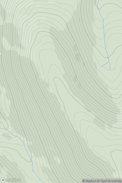 Thumbnail image for Swinside [Lake District C&W] [NY176239] showing contour plot for surrounding peak